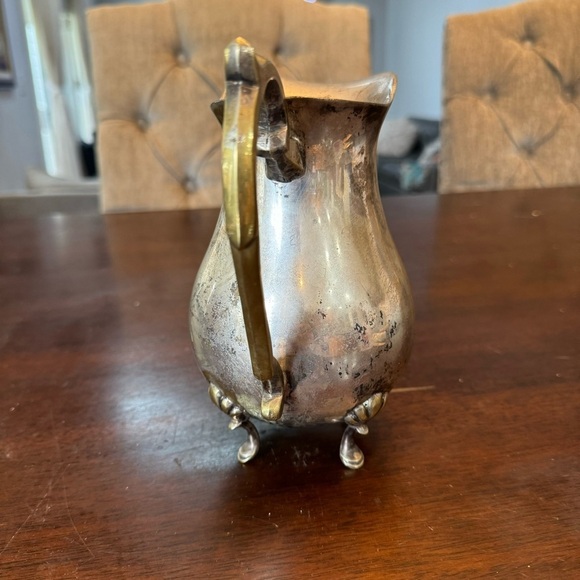 Vintage International Silver Co.Silverplated Pitcher Hand Made in India - Picture 3 of 16